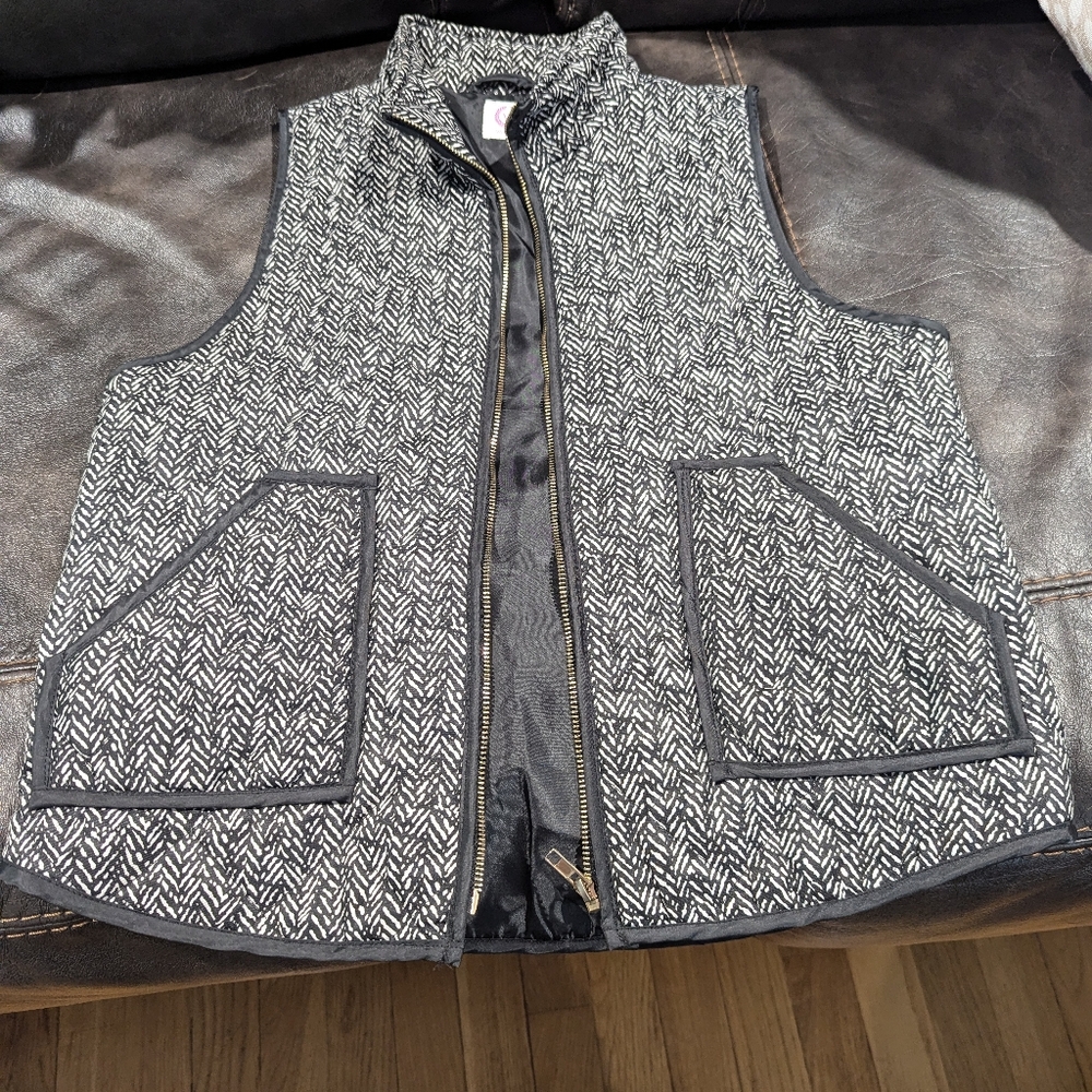 Herringbone vest
